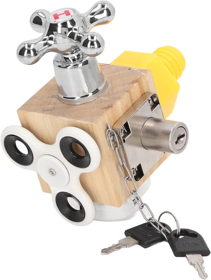 VIP Peuter Sensorisch Druk Blok – 7-in-1 Praktisch Leerspeelgoed