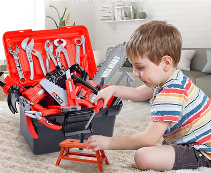 VIP Kids Construction Tool Set (38/41 stuks) – Realistische speelgoedboor, gereedschap en gereedschapskist