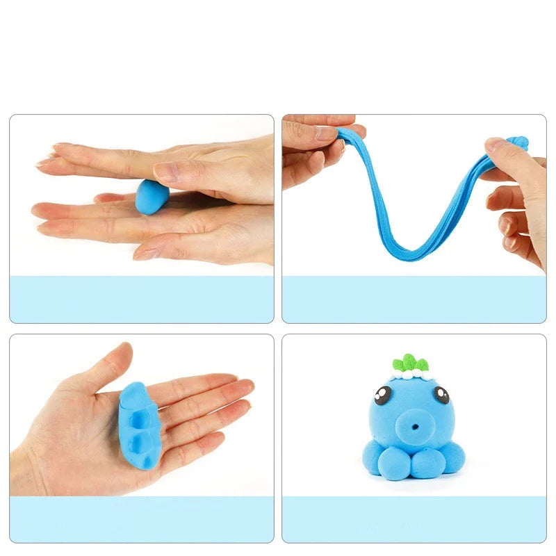 VIP Creatieve Kleiset voor Kinderen – 36 Kleuren Luchtdrogende Modelleerklei + Gereedschap